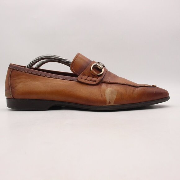 Magnanni Rafa II Men's Size 10.5 M Cognac Slip On Loafers Shoes Brown  18456 - Picture 1 of 12